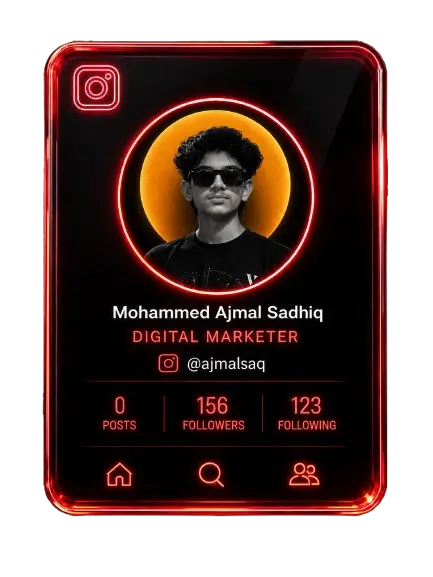Instagram marketing expert and Best Freelance Digital Marketer in Malappuram Kerala – Digital Marketing Strategist, SEO Expert, Web Developer & Graphic Designer